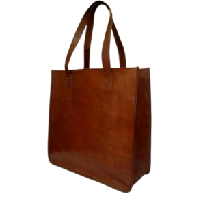 Brown Leather Tote Bag